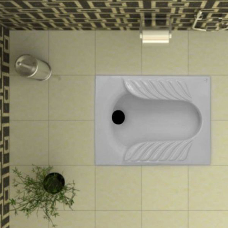 توالت ایرانی گلسار مدل یاس ریم بسته Golsar